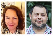 Caty Morris and Chris Matthews